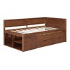 NicBex Twin Size Daybed with Storage Wooden Day Bed Frame Twin with 4 Drawers and 3 Shelves for Bedrooms - 4 of 4