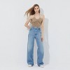 Women's Ruched Halter Top - Wild Fable™ Oatmeal - 3 of 3