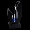 Northlight 31.5" Black Lighted Modern Outdoor Garden Water Fountain - 3 of 4