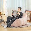 NicBex Corduroy Fabric Bean Bag Chair with High-Resilience Shredded Foam,Lazy Sofa Chair with Armrest,Modern Lounge Chair for Living Room - 2 of 4