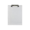 Saunders Acrylic Clipboard 1/2" Capacity Holds 8-1/2w x 12h Clear 21565 - 2 of 3