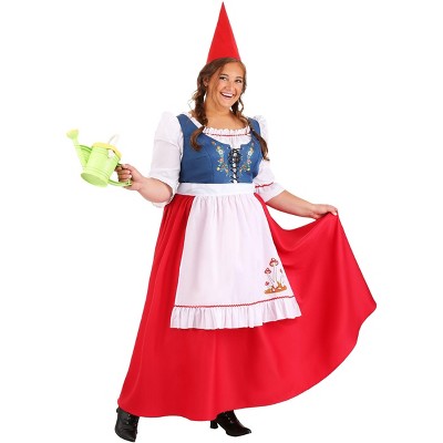 HalloweenCostumes.com Women's Garden Gnome Plus Size Costume