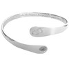 Hollywood Sensation Baby Bracelets,  Engraved Bracelets The littlest feet makes the biggest footprint in your heart 9 Inches in Gold or Silver - 4 of 4