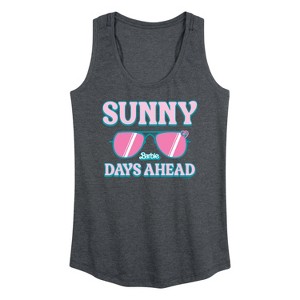 Women's - Barbie - Sunny Days Ahead Graphic Racerback Tank - 1 of 4
