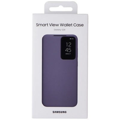 Samsung Smart View Wallet Case for Samsung Galaxy S24 - Violet
