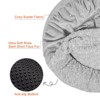 JOEJOY Dog Beds for Small Medium Dogs, Cozy Cuddler Luxury Puppy Pet Bed with Blanket Attached, Donut Round Calming Anti-Anxiety Dog Burrow Cave Bed - 4 of 4