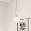 Dainolite Simone 1 - Light Pendant in  Aged Brass - 4 of 4
