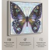 Art Remedy On Her Way Colorful buterfly and flowers wall art Framed - 3 of 4