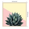 Amanti Art Agave 04 by Amini54 Wood Framed Wall Art Print - 3 of 4