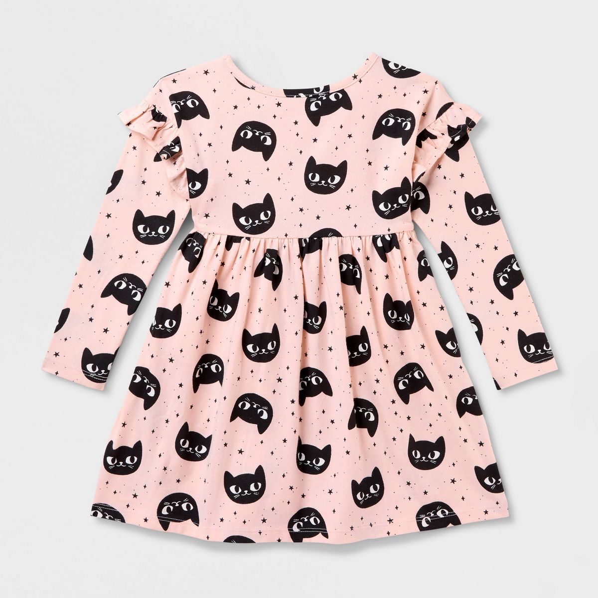 Baby & Toddler Girls' Halloween Long Sleeve Dress - Cat & Jack™ - thumbnail 3