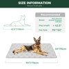 FXW Washable Pee Pads for Dogs, Puppy Pads with Super Absorbent, 2 Pack - 2 of 4