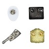 Friday The 13th Jason Voorhees Camp Crystal Lake Enamel Filled 4 Piece Pin Set - 2 of 4