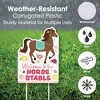 Big Dot of Happiness Run Wild Horses - Party Decorations - Pony Birthday Party Welcome Yard Sign - 3 of 4