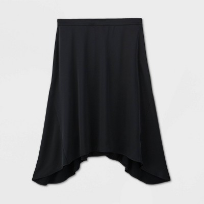 target black jean skirt