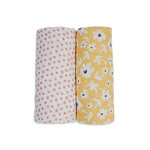 Cotton Swaddle 2 Pack - 1 of 4