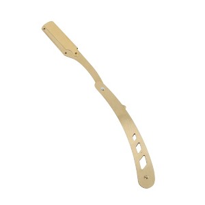 Unique Bargains Durable straight shave for Hair Styling Gold Tone 1 Pc - 1 of 4
