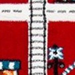 red/ivory