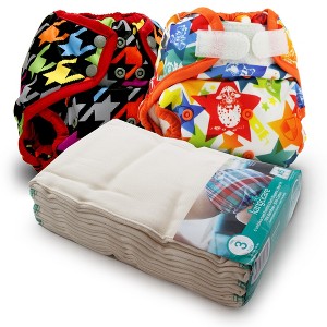 Kanga Care Cloth Diaper Saver Bundles - Prefolds & Rumparooz Covers - 1 of 4