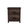 CAVINAS Nightstand with 2 Drawers, Simple Wooden Bedside Table with Large Storage Space for Bedroom - 4 of 4