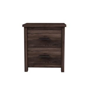 NicBex 15.7 inch Wide Nightstand with 2 Drawers,Modern Side Table with Large Storage Space and Metal Handle,Bedside Table for Bedroom,Living Room - 1 of 4