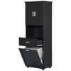 NicBex Bathroom Storage Cabinet with Laundry Hamper,Freestanding Cabinet with Tilt-Out Basket,Storage Cabinet for Bathroom,Laundry Room - 2 of 4