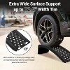 8 in Lift Solid Steel Car Ramp 8000 LBS Capacity, 2000 LBS Per Ramps, Heavy Duty Truck Ramps for Car Repair or Vehicle Maintenance, 2 Pack Car Ramps - 2 of 4