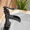 BWE Single Hole Single-Handle Low-Arc Bathroom Faucet - 4 of 4