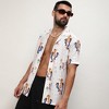 Campus Sutra Men Men's Multicolour Mesh Seahorse Shirt - 2 of 3