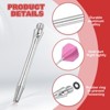 Unique Bargains 2BA Thread Aluminum Dart Shafts with Rubber Rings for Steel Tip 12 Pcs - 3 of 4