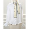 Allegra K Women's Skinny Scarves Polka Dot Cute Ribbon Hairband Neck Wraps Neckerchief - 2 of 4