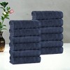 Smart Twist Viscose Cotton Blend Medium Weight Solid Textured Ribbed Towel Set by Blue Nile Mills - 2 of 4