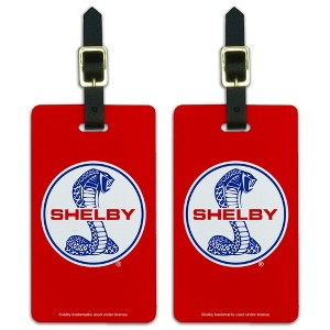 Shelby Mustang Patriotic Logo Luggage ID Tags Set of 2 - 1 of 4