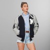 Members Only Women's Oversized Varsity Jacket - 4 of 4