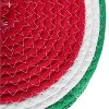 Home Mart Goods Red Green Extra Thick Woven Trivet Round Placemats Hot Potholder Mat Heat Resistant - 9.8"x9.8"(Pack of 4) - 4 of 4