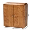 bali & pari Valora Wood 2 Door Console Cabinet Mappa Burl - 4 of 4