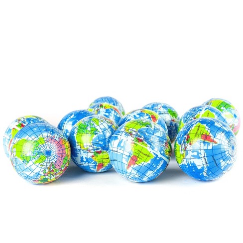 12Pcs Balle Anti Stress Globe Balle Globe de Stress Stress Relief