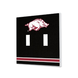 NCAA SEC Universities Stripe Hidden-Screw Light Switch Plate for Double Toggle - 1 of 4