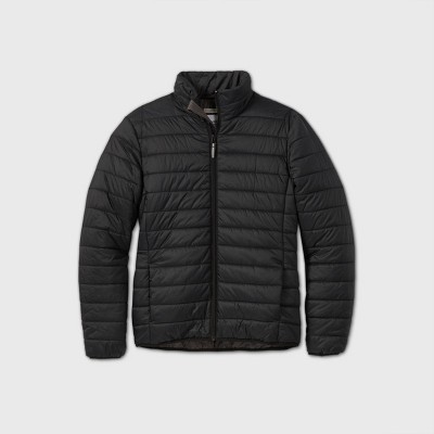 target black puffer jacket