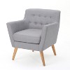 CAVINAS Modern Accent Chair,Plush Armchair for Living Room,Comfy Sitting Chair for Office,Living Room,Apartment - 2 of 4