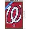 Trends International MLB Washington Nationals - Logo 25 Framed Wall Poster Prints - 3 of 4