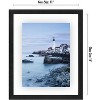 Americanflat Floating Picture Frame with polished glass - Horizontal and Vertical Formats for Wall - Horizontal and Vertical Formats for Wall - 2 of 4