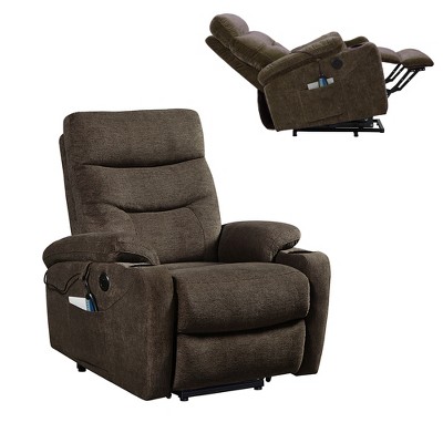 Power Lift Recliner Chair for Elderly, Electric Recliner Chair with Massage and Heat, Electric Lift Chair Massage Reclining Chair Sofa with USB Ports