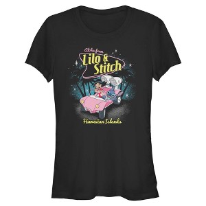 Juniors Lilo & Stitch Retro '50s Hawaiian Islands T Shirt - 1 of 4
