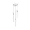 Elegant Lighting Weston 3 - Light Pendant in  Chrome - 2 of 4