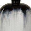29" x 17" Glass Gourd Style Base Table Lamp with Drum Shade White - Olivia & May: Indoor Lighting, No Assembly Required - 3 of 4
