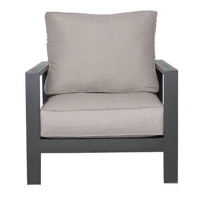 Tahiti Patio Club Chair - Gray - Teva Patio Furniture