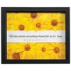 Dicksons He Made Everything Beautiful Yellow Sunflower 11 x 9 MDF Shadow Box Wall and Table Top Frame - 2 of 3