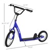 VisioGear Youth Scooter Kick Scooter for Kids 5+ with Adjustable Handlebar, 16" Front and 12" Wheels, Blue, 53.3"*22.8"*34.8" - 3 of 4