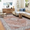 Coucheta Washable Boho Floral Area Rug, Vintage Bohemian Indoor Carpet, Soft Non-Shedding&Stain Resistant Rugs for Living Room, Bedroom, Dining Room - 2 of 4
