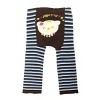 Wrapables Baby and Toddler Animal Leggings (Set of 3), 12 to 24 months, Gray and Brown - 3 of 4